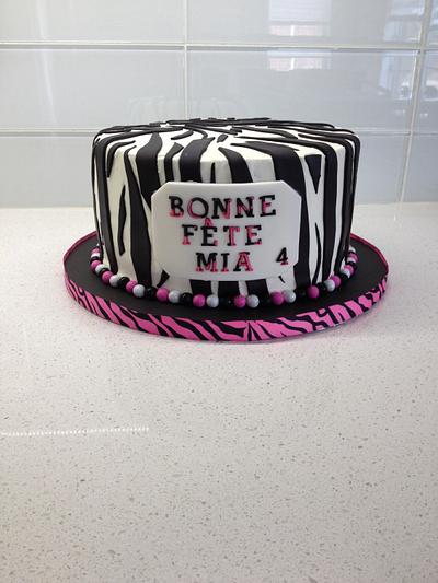 Zebra cake  - Cake by  Sweet Cakes by Vanessa