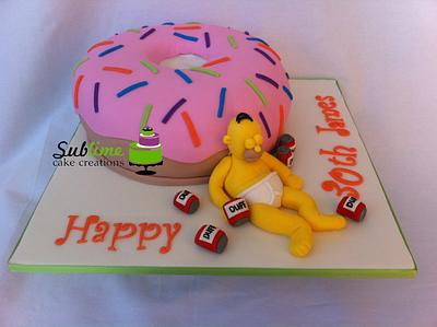 Mmmmm  ...   Donuts!! - Cake by Sublime Cake Creations
