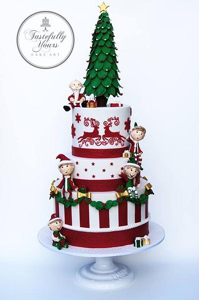 Merry Christmas everyone!  - Cake by Marianne: Tastefully Yours Cake Art 