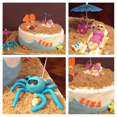 Beach - Cake by Wicked Cake Girls