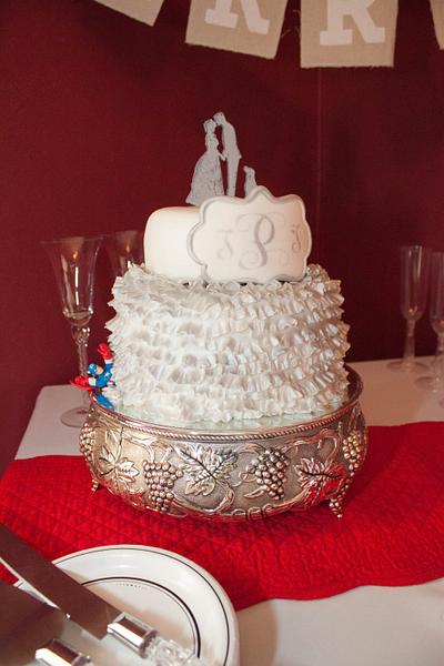 My daughter's wedding cake - Cake by Patty Cakes Bakes