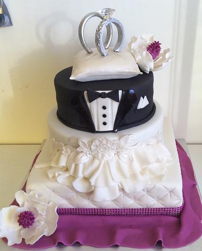 Wedding cake - Cake by Marie-France