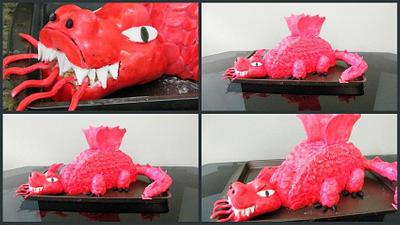 Ka's Dragon Cake - Cake by klinong