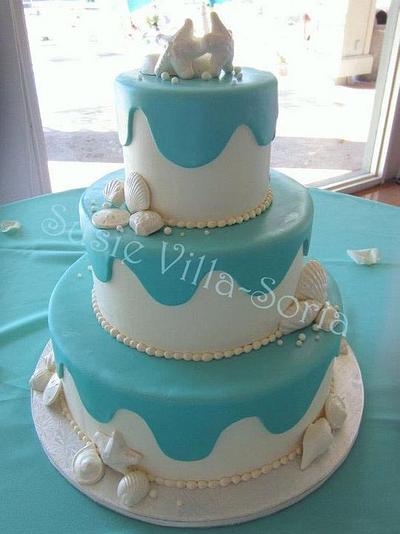 Aqua Waves - Cake by Susie Villa-Soria
