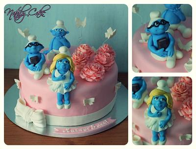 cake Smurfs) - Cake by Nataly Cake