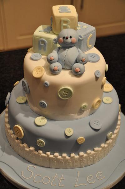 Christening Cake - Cake by Gilly B Cakery