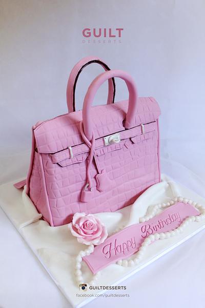 Girl handbag cake - Decorated Cake by Layla A - CakesDecor