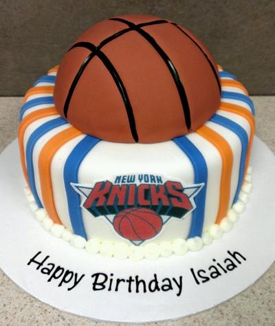 New York Knicks Birthday Cake. - Cake by Kristi