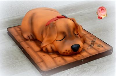 Little dog  - Cake by Mimi cakes