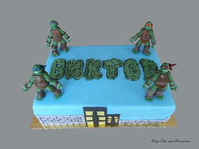 Turtles ninja - Cake by Katya