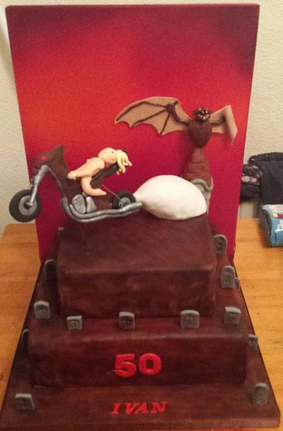Bat out of hell  - Cake by jodie