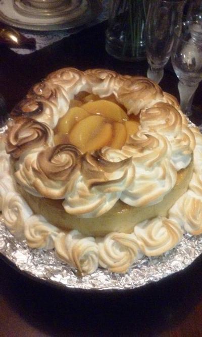 Peach Meringue Cheesecake - Cake by CheesecakeLady