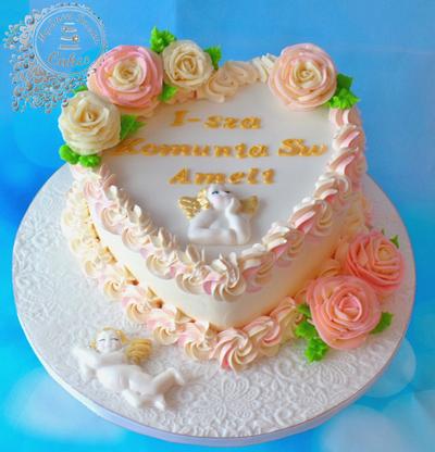 Communion cake  - Cake by Beata Khoo