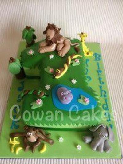 Jungle themed cake - Cake by Alison Cowan