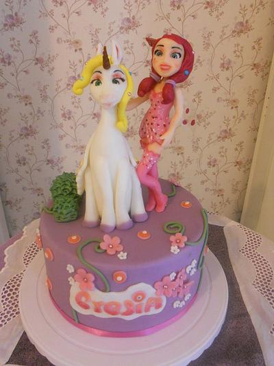 Mia & Me cake topper - Cake by virginia