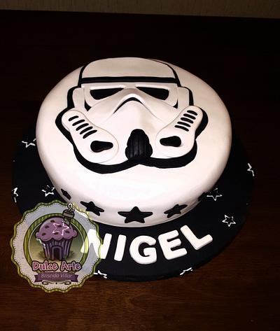 Stormtrooper cake - Cake by Dulce Arte - Briseida Villar