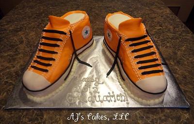 Converse Shoe Cakes - Cake by Amanda Reinsbach
