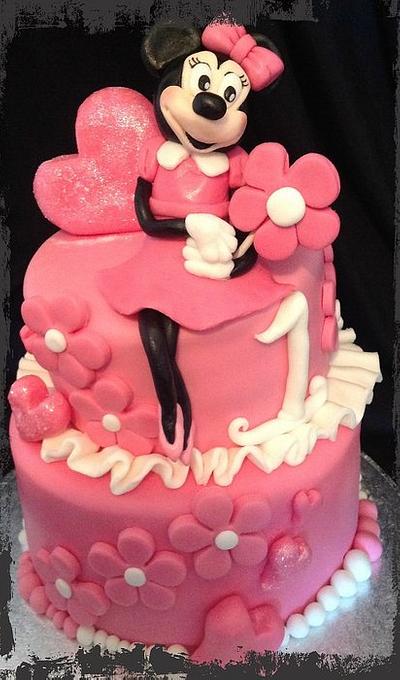 Girly Minnie cake  - Cake by Claire