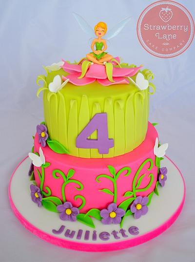 Tinkerbell Cake - Cake by Strawberry Lane Cake Company