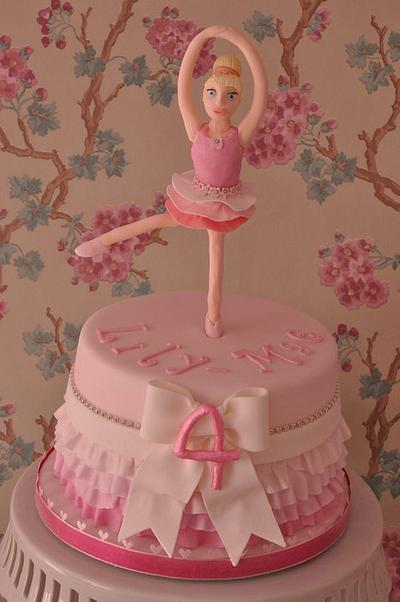 Ballerina Ruffle Cake - Cake by Lisa-Marie Gosling