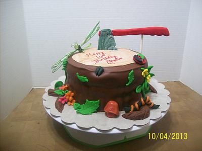 Tree Stump Cake - Cake by Chris Jones