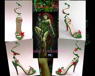 Poison Ivy: Comic book themed shoe collection for Cake Masters fashion issue 21, June 2014 - Cake by Craftyconfections