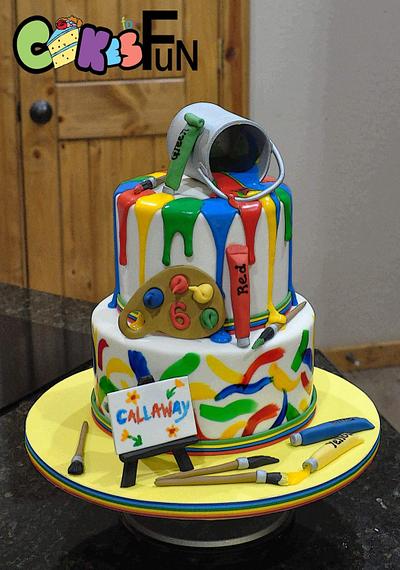 Artists cake - Cake by Cakes For Fun