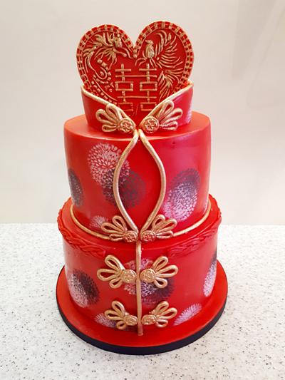 Chinese wedding cake - Cake by Katty