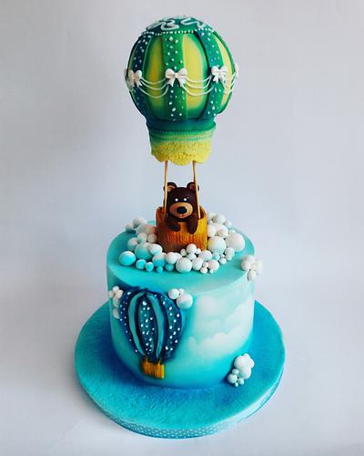 Hot air balloon cake - Cake by Mariya Gechekova