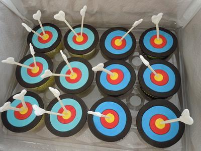 Target cupcakes - Cake by Karen Seeley