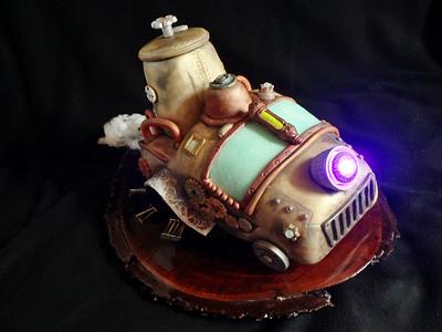 Steampunk car - Cake by Reposteria El Duende