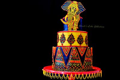 Aztec Love - Cake by ShrutisCakeAddiction