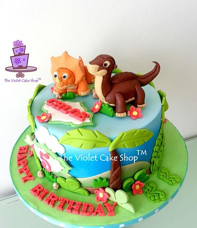 LAND BEFORE TIME Dino Cake - Cake by Violet - The Violet Cake Shop™