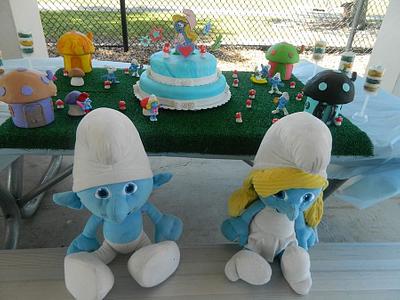 Smurf Events - Cake by maribel