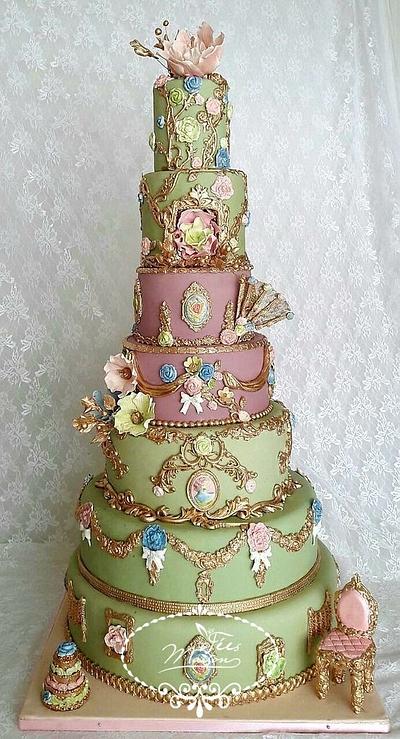 Marie Antoinette Wedding Cake - Cake by Fées Maison (AHMADI)
