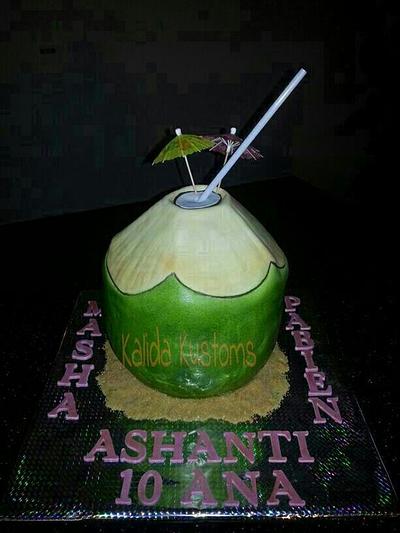 coconut water anyone? - Cake by Fab-Feest 