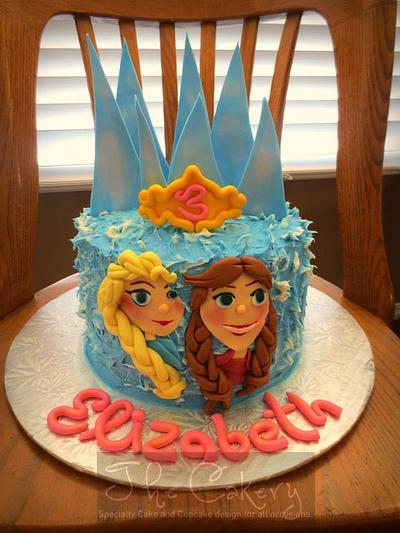 Elsa and Anna  - Cake by The Cakery 