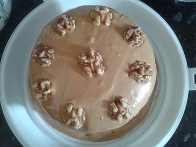 coffee and walnut cake - Cake by Sharon collins