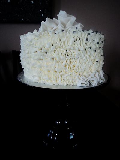 White Ruffles - Cake by The Cakery 