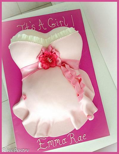 Feminine Baby Shower Cake - Cake by Bliss Pastry