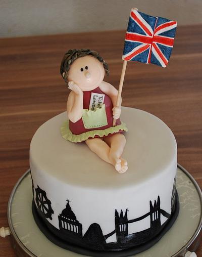 Birthdaycake London Girl - Cake by Simone Barton