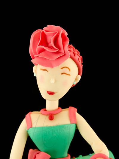 Fashionista model (from Carlos Lischetti book) - Cake by Sweet Harmony Cakes