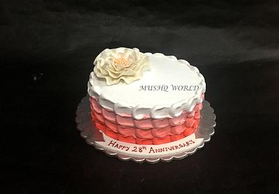 OMBRE & FLORAL - Cake by MUSHQWORLD
