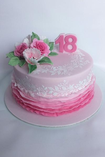 18th birthday cake - Cake by Daria