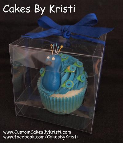 Peacock Cupcakes - Cake by Cakes By Kristi