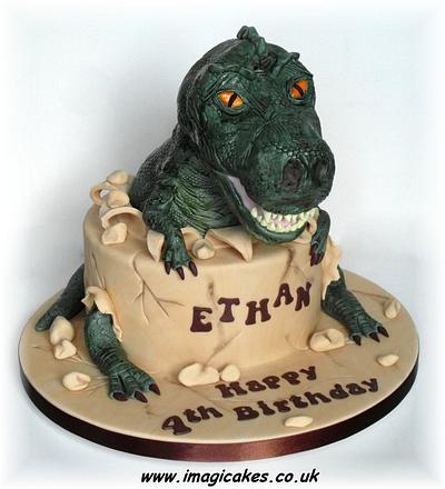 Trevor the T-Rex! - Cake by Imagicakes