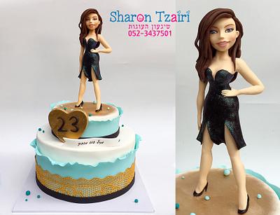 cake for a famous model - Cake by sharon tzairi - cakes-mania