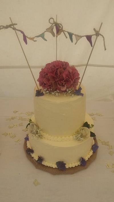 Steph and Heg's Wedding Cake - Cake by Joanna Tiernay