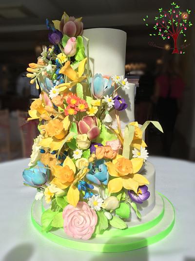 Spring/Easter wedding - Cake by Blossom Dream Cakes - Angela Morris