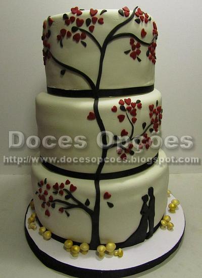 wedding cake - Cake by DocesOpcoes